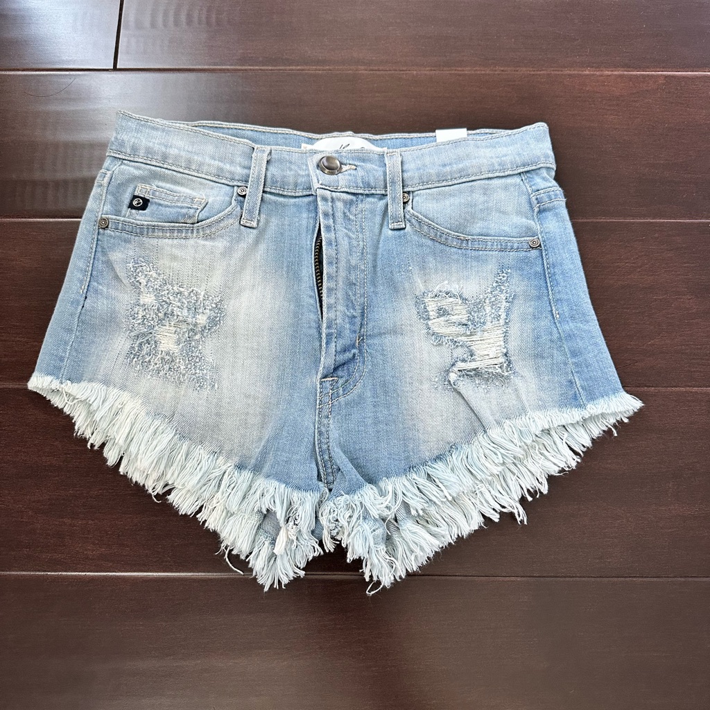 Destroyed Denim Shorts
